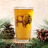 Bison Pint Glass