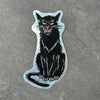 Black Cat Vinyl Sticker - Waterproof & Scratch Proof Halloween Decals