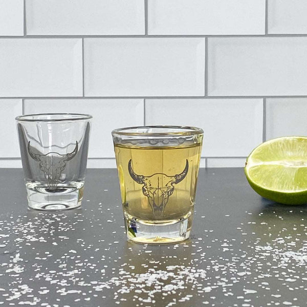 Buffalo Skull Shot Glass - Counter Couture