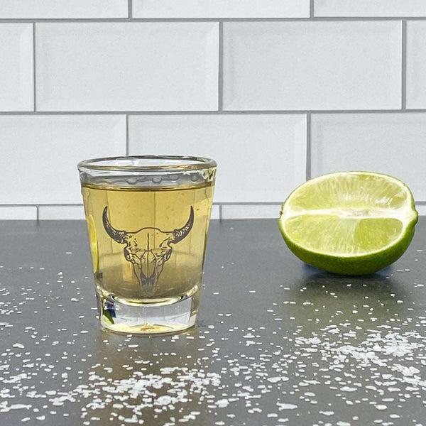 Buffalo Skull Glass Shooter - Counter Couture