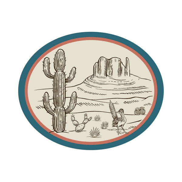 Desert Die Cut Sticker