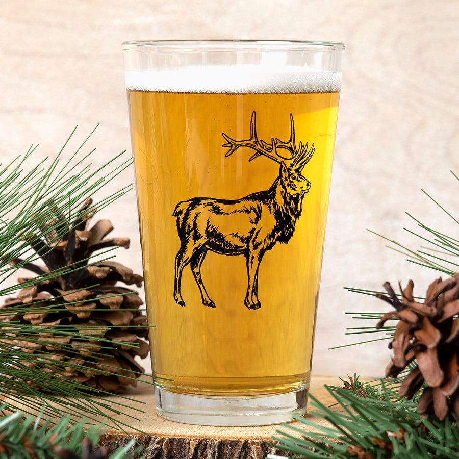 Elk Pint Glass