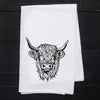 Highland Cow Flour Sack Towel - Eco-Friendly Cotton