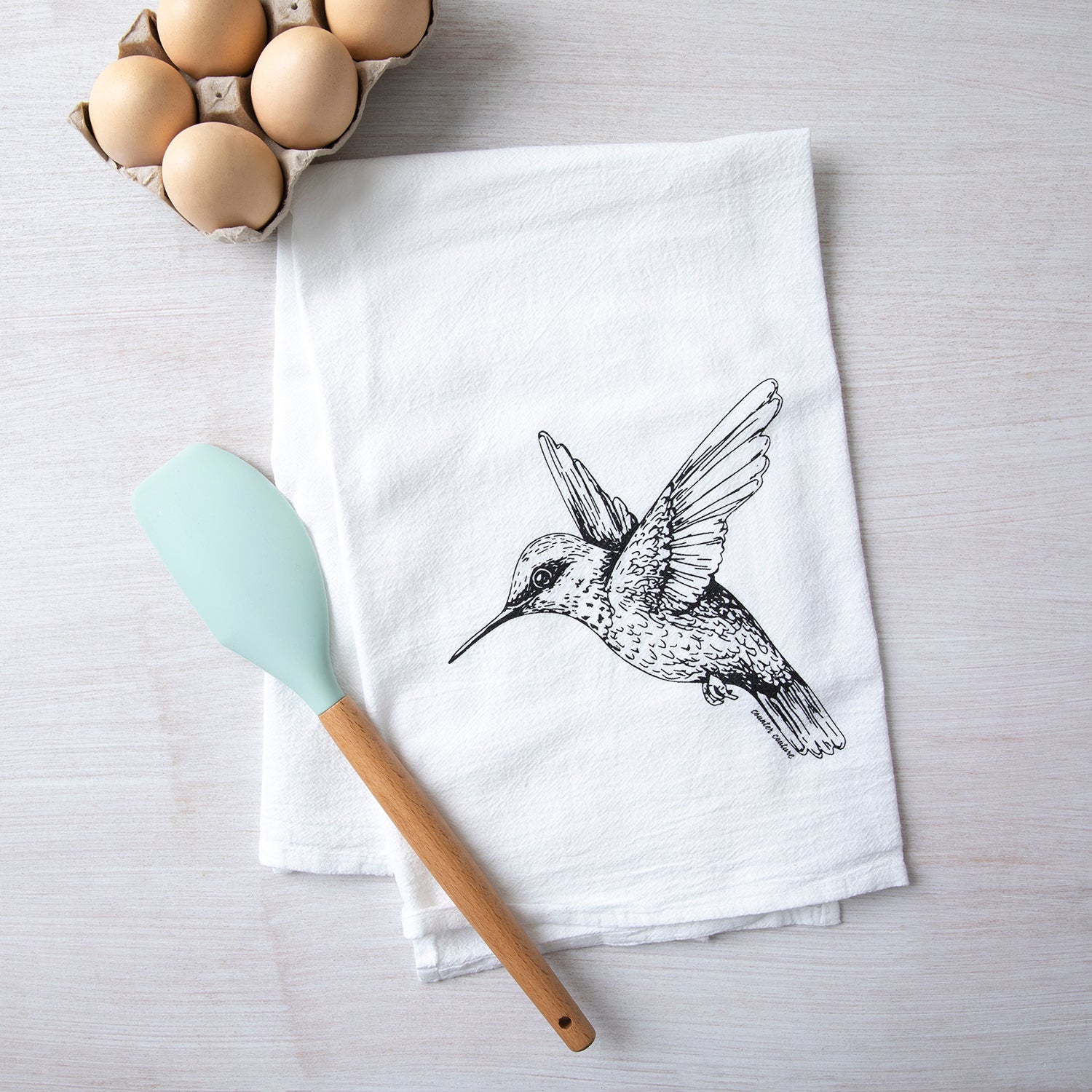 Hummingbird Flour Sack Towel