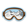 Slope Life Sticker by Counter Couture, perfect for personalizing your water bottle.