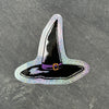 Witch Hat Vinyl Sticker - Waterproof & Scratch Proof Perfect for Water Bottles & Laptops