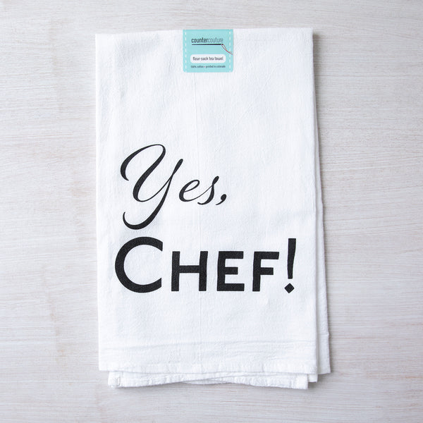 Yes Chef Tea Towel