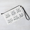 Cat Faces Zipper Pouch