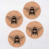 Bee Cork Coasters-Counter Couture