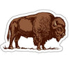 Bison Die Cut Sticker - Counter Couture