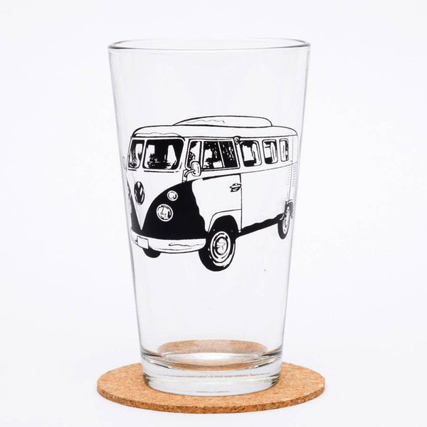 Bus Pint Glass-Counter Couture