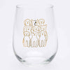 Dogs Stemless Wine Tumbler-Counter Couture