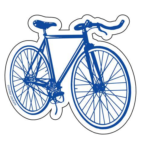 Fixie Bicycle Sticker-Counter Couture
