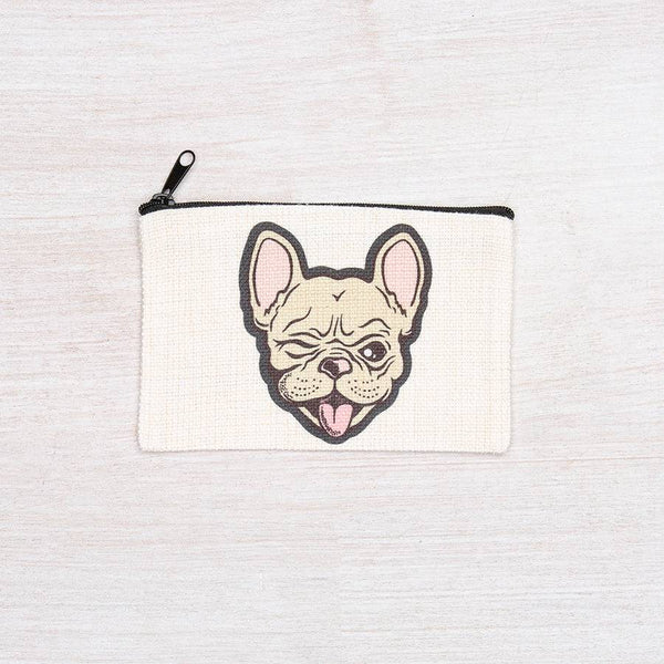 Frenchie Zipper Coin purse - Counter Couture