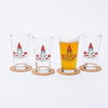 Garden Gnome Pint Glasses Set of 4-Counter Couture