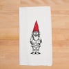 Garden Gnome Tea Towel - Flour Sack Towel - Kitchen Towel - Hand Towel - Housewarming Gift - Counter Couture