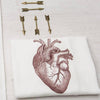 Anatomical Heart Flour Sack Towel - Tea Towel - Kitchen Towel - Doctor/Nurse Gift - Dish Towel - Counter Couture