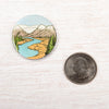 Mountains Button Pin - Counter Couture