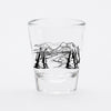 Mountains Glass Jigger -Shot Glass - Counter Couture