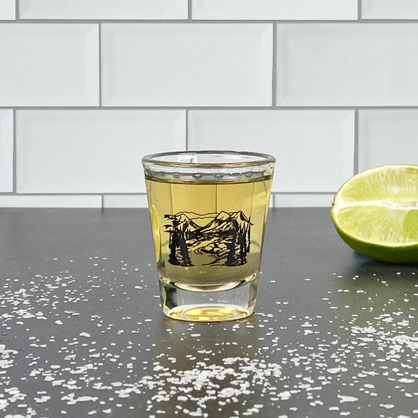 Mountain Glass Barware - Shot Glass - Counter Couture