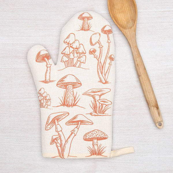 Mushroom Oven Mitt + Potholder - Counter Couture