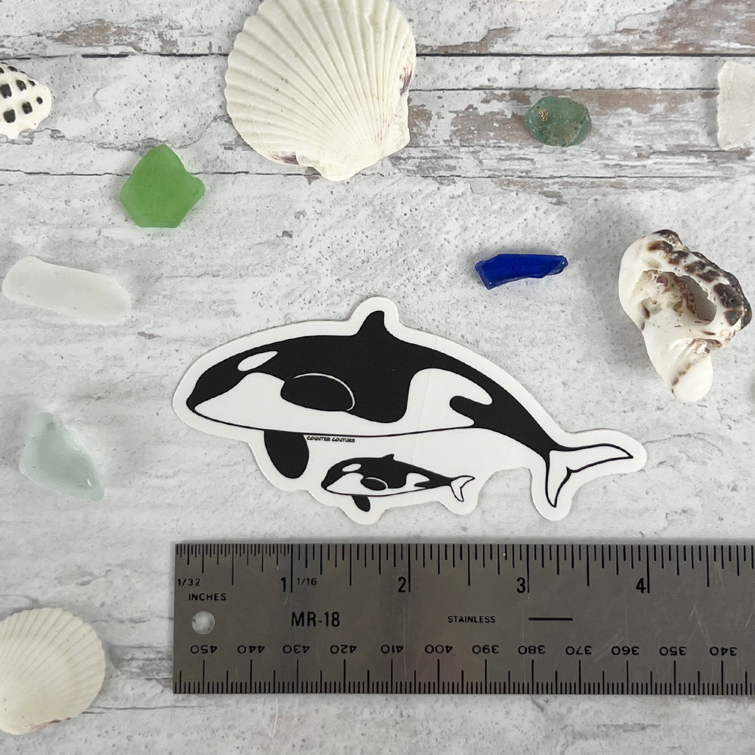 Orca Whale Sticker