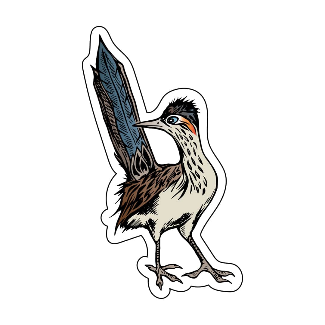 Roadrunner Die Cut Sticker - Counter Couture