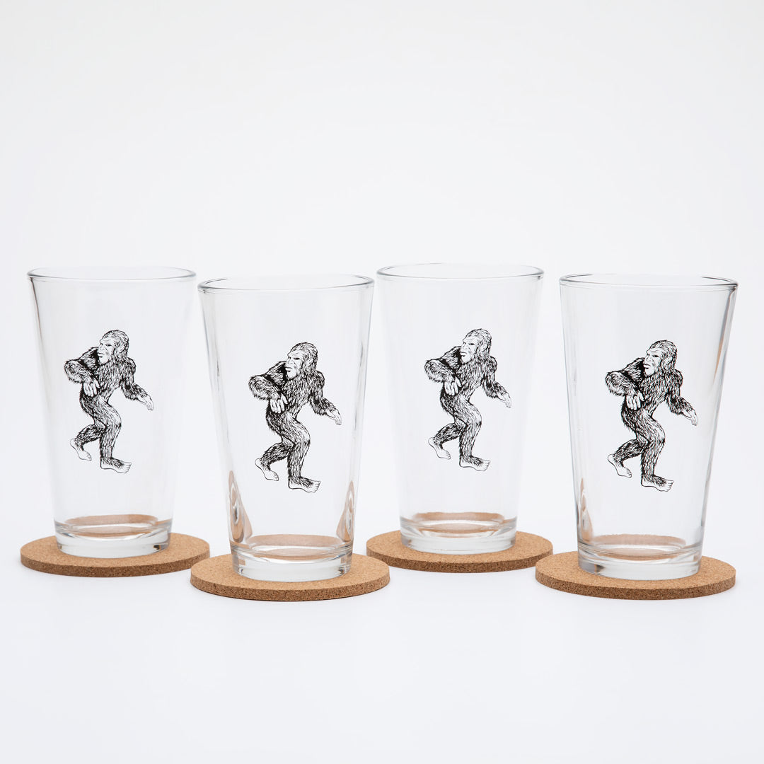 Bigfoot Barware Glasses Set of 4 - Counter Couture