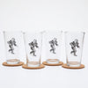Bigfoot Barware Glasses Set of 4 - Counter Couture