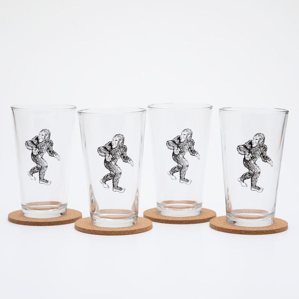 Bigfoot Barware Glasses Set of 4 - Counter Couture