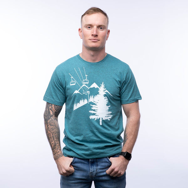 Ski LIft Unisex T-shirt - Counter Couture