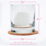 Lures Rocks Glass - 11oz Whiskey Glass - Locally Made - Counter Couture