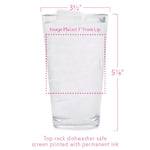 Moose Pint Glass - 16oz Beer Glass - Made in the US - Counter Couture