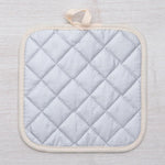 Raccoon Pot Holder - Heat Resistant Potholder with Silver Quilted Backing, Machine Washable 8x8 - Counter Couture