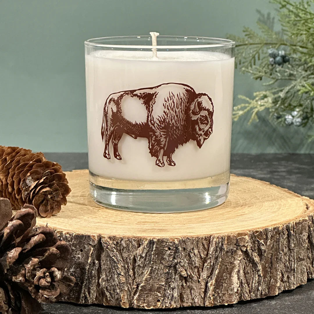 Bison Candle - Vanilla Whiskey Candle - Hand-Poured Soy Wax - Counter Couture