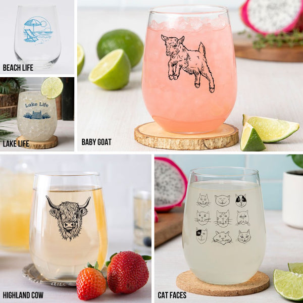 Mix and Match for the Perfect Set of 4 Wine Glasses