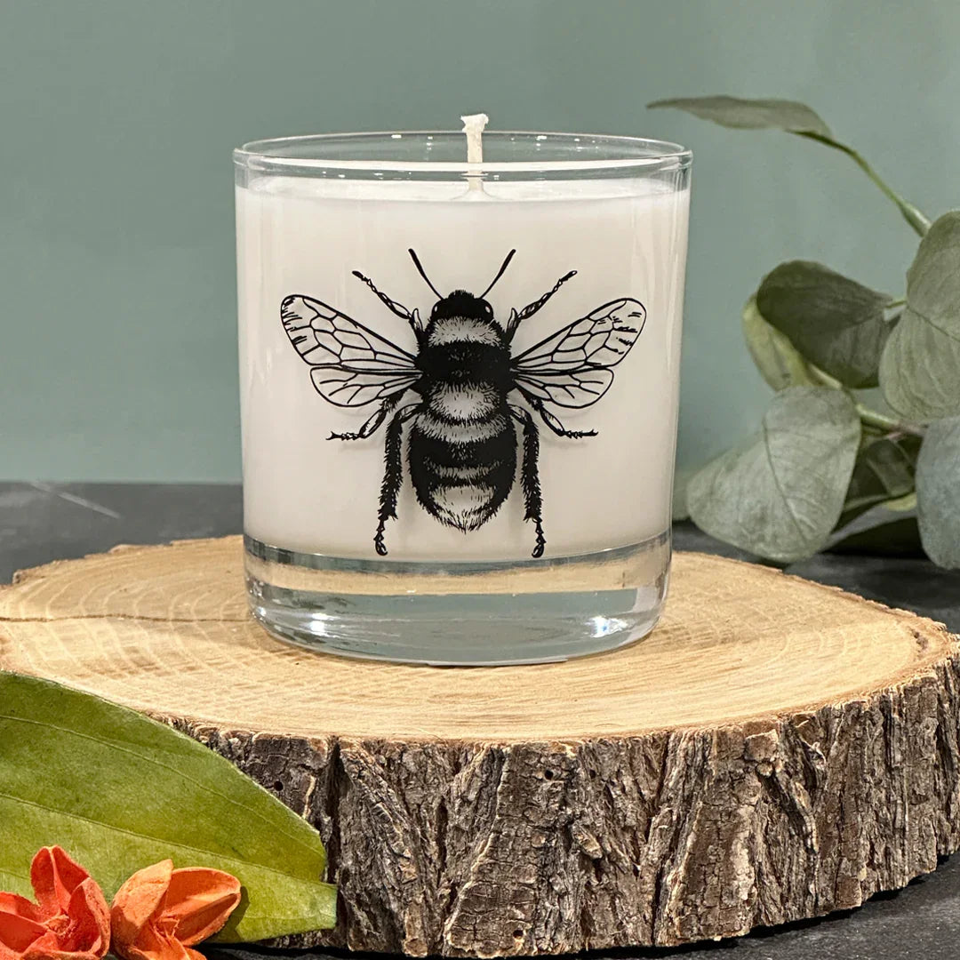 Bee Candle – Lilac Drift | Hand-Poured Soy Wax - Counter Couture