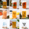 Mix And Match 16 oz Beer Can Glass Beer Glasses - Choose 4 Unique Designs With Original Prints