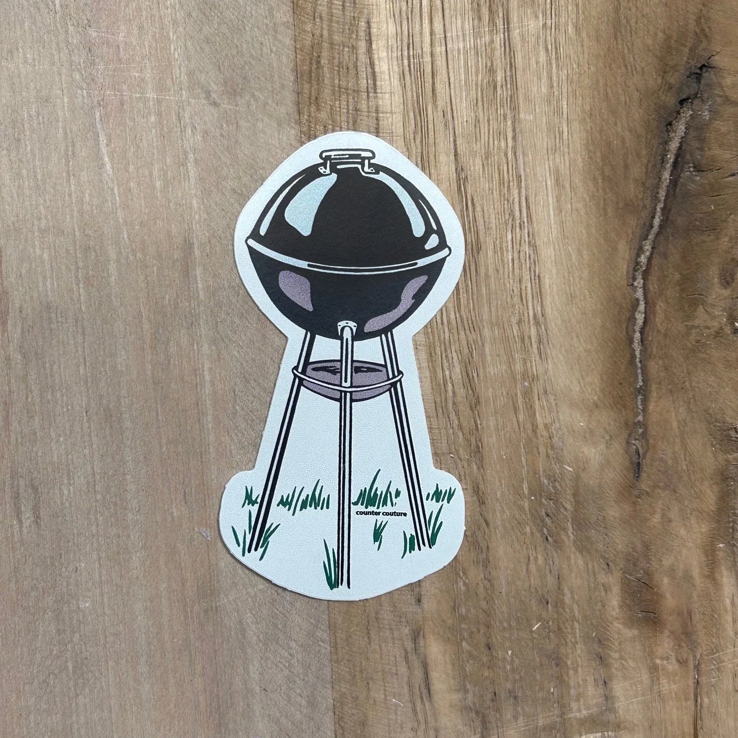 BBQ Grill Sticker – Backyard BBQ Vinyl Decal – Grill Master Gift – Summer Barbecue Sticker – Outdoor Cooking Lover – Funny BBQ Accessory - Counter Couture