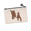 Adorable Baby Goat Zipper Pouch from Counter Couture, versatile and great as a cute coin purse.