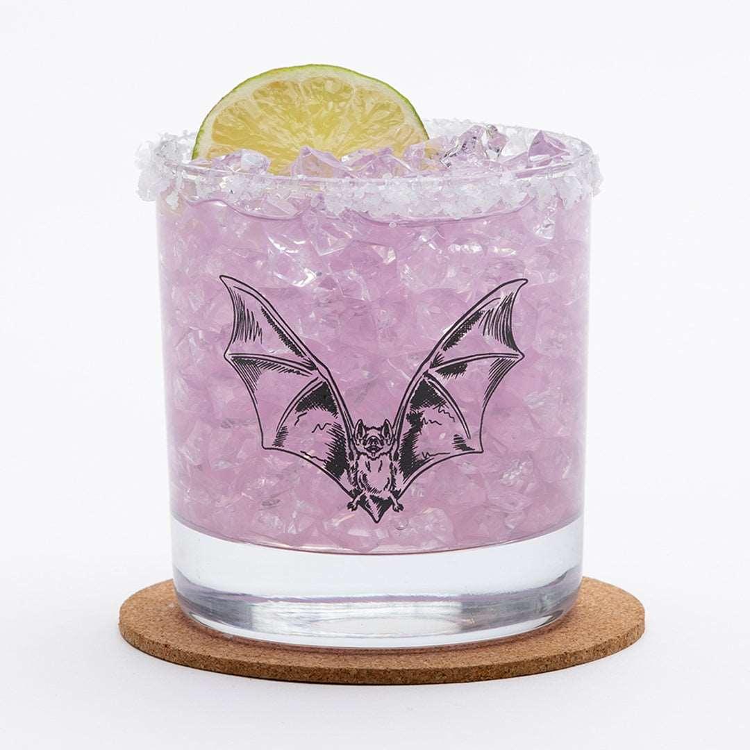 Bat Rocks Glass - 11oz Whiskey Glass - Locally Made - Counter Couture