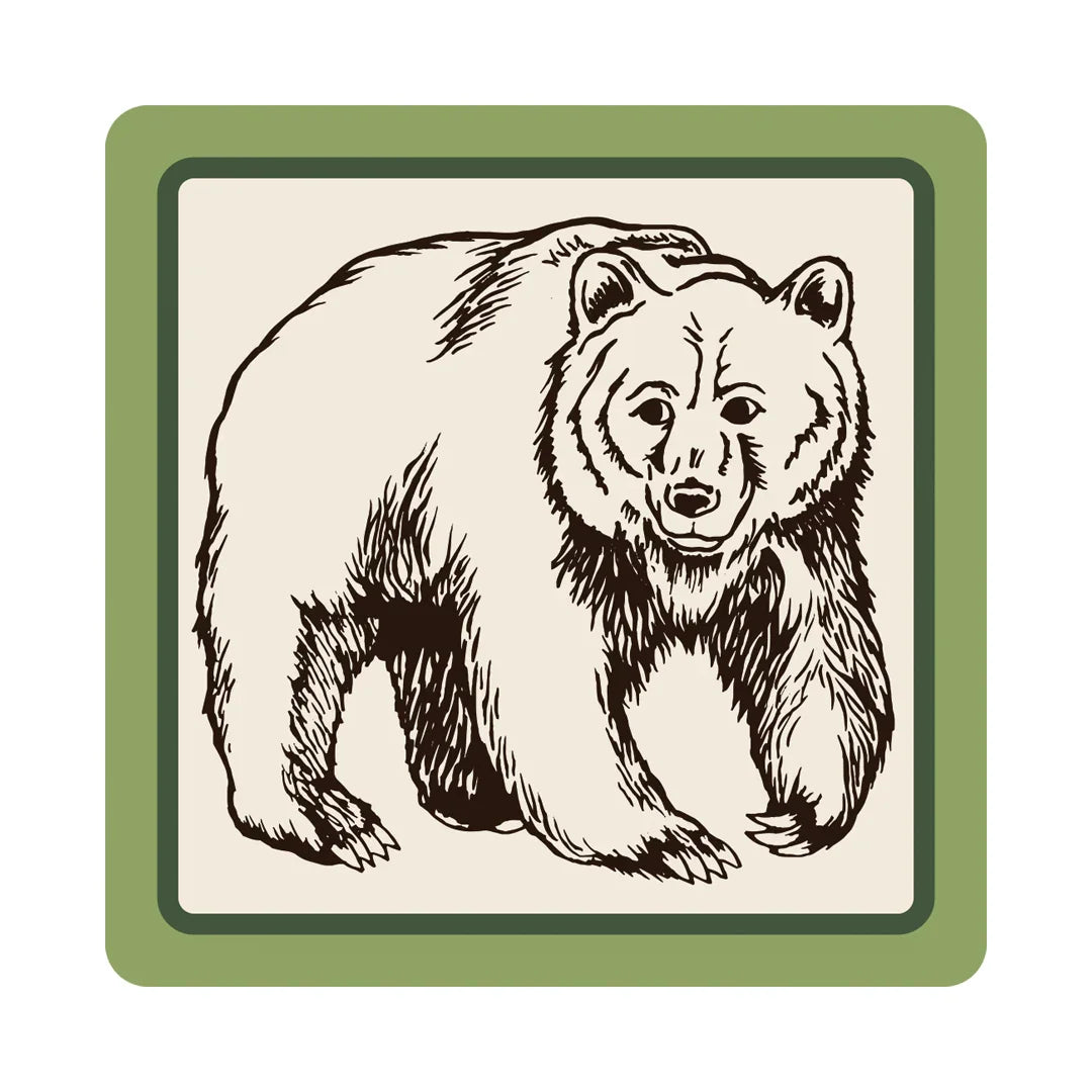 Bear Badge Sticker - Counter Couture