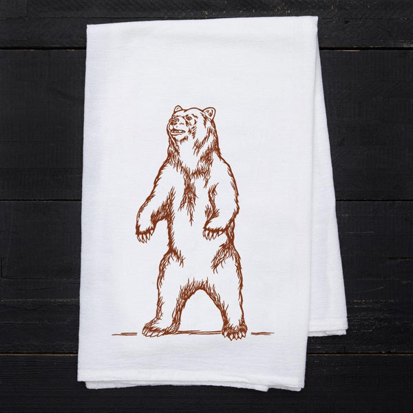 Bear Flour Sack Towel