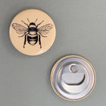 Bee Bottle Opener - Unique Decorative Bee Shaped Metal Bar Tool - Counter Couture