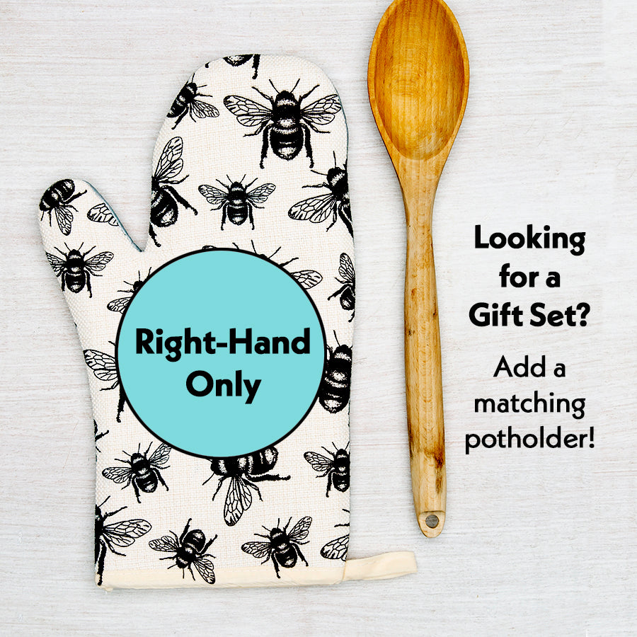 Kitchen Survival Kit with Flour Sack Towel, Oven Mitt, Pot Holder & Notepad