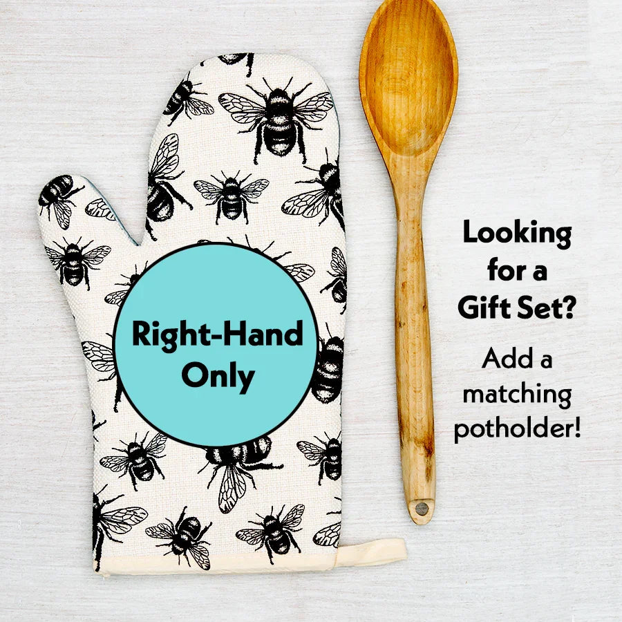 Kitchen Survival Kit with Flour Sack Towel, Oven Mitt, Pot Holder & Notepad - Counter Couture