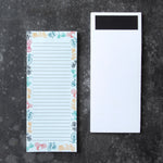 Bike Magnetic Fridge Notepad - 3.5” x 8”, 50 Pages of Recycled Paper - Counter Couture