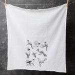 Set of Bird and Flower Tea Towels - Counter Couture