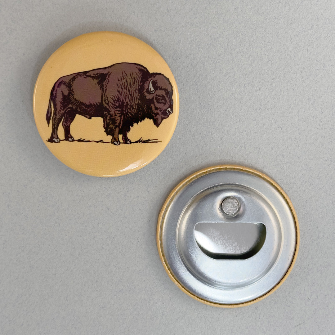 Bison Bottle Opener – Durable Metal Bar Accessory | Counter Couture