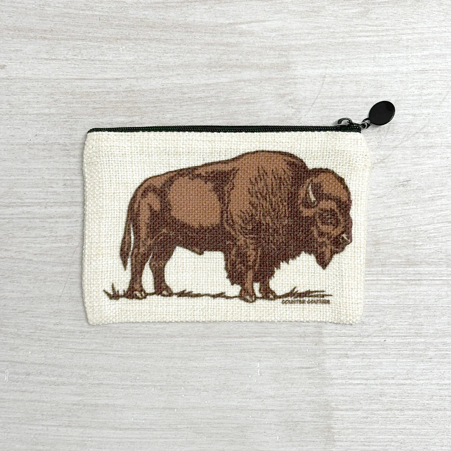 Bison Zipper Pouch - Counter Couture